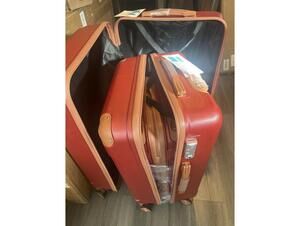 3 Piece Luggage Set - Stylish and Durable ABS Material - Red